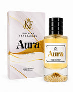Kayfees Aura 50ml Extrait de Parfum bottle and luxury perfume box impression of Dior Sauvage