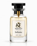 Kayfees Infinite 50ml Extrait de Parfum for men, a luxury woody oriental oud fragrance inspired by Ombre Nomade