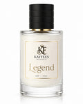 Kayfee’s Legend 50ml men’s luxury Extrait de Parfum with elegant premium packaging