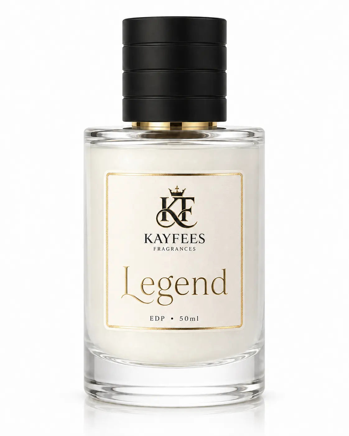 Kayfee’s Legend 50ml men’s luxury Extrait de Parfum with elegant premium packaging